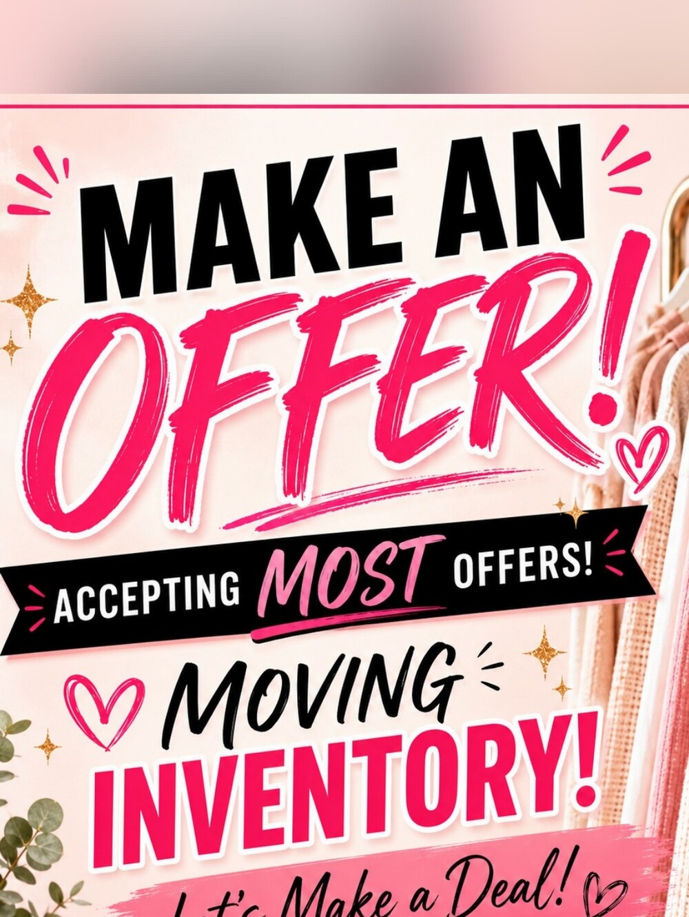 aerie Pink Graphic 'Make an Offer' Promotional Dress Print